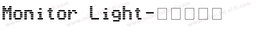 Monitor Light字体转换